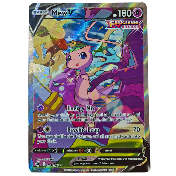 POKÉMON TCG - Mew V Alternate Art Ultra Rare - 251/264