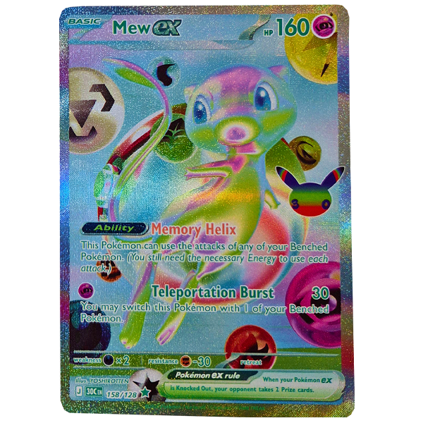 POKÉMON TCG - Mew ex Futuristic Ultra Rare - 158/128