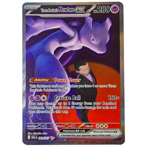 POKÉMON TCG - Team Rocket's Mewtwo ex Special Illustration Rare - 281/217
