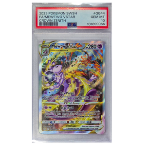 POKÉMON TCG - Mewtwo VStar Alternate Art Rare - GG44/GG70 - PSA Graded 10