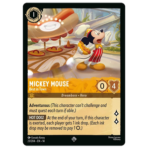 Disney Lorcana TCG - Mickey Mouse Best in Town - 23/204
