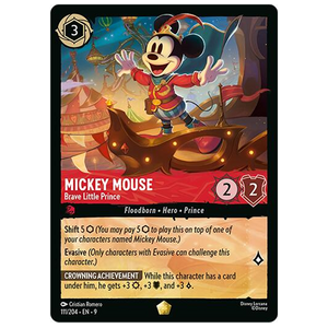 Disney Lorcana TCG - Mickey Mouse Brave Little Prince - 111/204