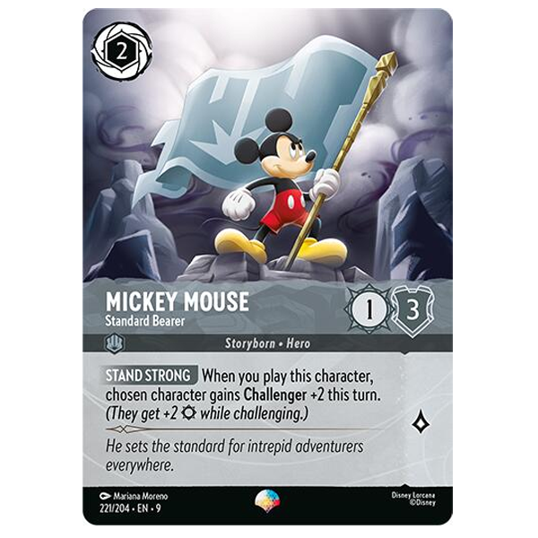 Disney Lorcana TCG - Mickey Mouse Standard Bearer - 221/204 - Epic
