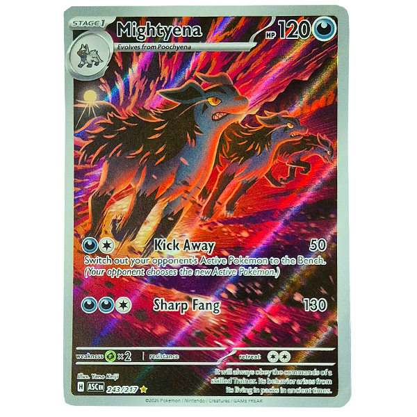 POKÉMON TCG - Mightyena Illustration Rare - 243/217