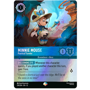 Disney Lorcana TCG - Minnie Mouse Practical Traveler - 219/204 - Epic