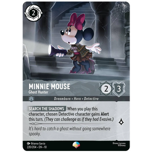 Disney Lorcana TCG - Minnie Mouse Ghost Hunter  - 220/204 - Epic