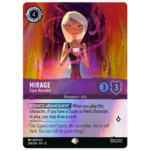 Disney Lorcana TCG - Mirage Super Recruiter - 208/204 - Epic