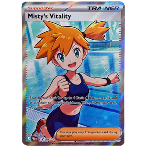POKÉMON TCG - Misty's Vitality Full Art Ultra Rare - 111/084
