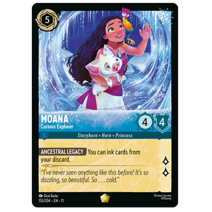 Disney Lorcana TCG - Moana Curious Explorer - 155/204