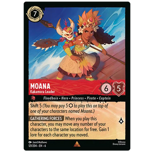 Disney Lorcana TCG - Moana Kakamora Leader - 121/204 - Rare