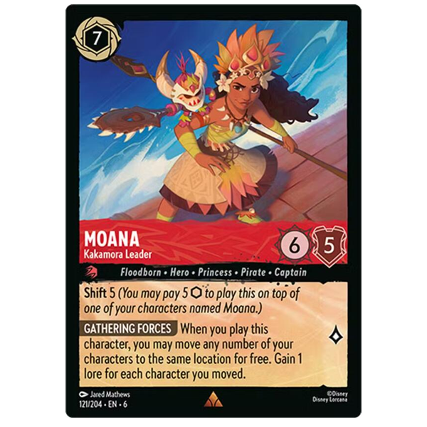 Disney Lorcana TCG - Moana Kakamora Leader - 121/204 - Rare