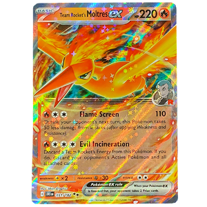 POKÉMON TCG - Team Rocket's Moltres ex Ultra Rare - 031/182