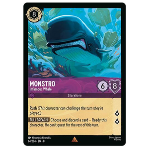 Disney Lorcana TCG - Monstro Infamous Whale - 64/204