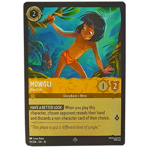 Disney Lorcana TCG - Mowgli Man Cub - 19/204 - Cold Foil