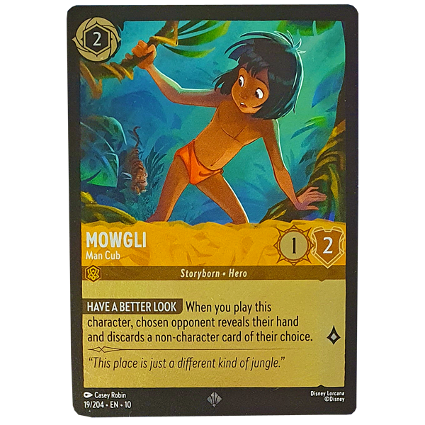 Disney Lorcana TCG - Mowgli Man Cub - 19/204 - Cold Foil