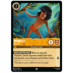 Disney Lorcana TCG - Mowgli Man Cub - 19/204