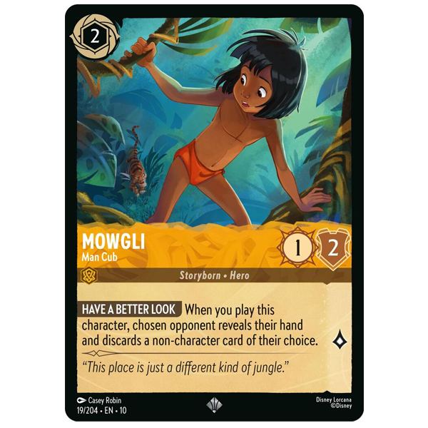 Disney Lorcana TCG - Mowgli Man Cub - 19/204