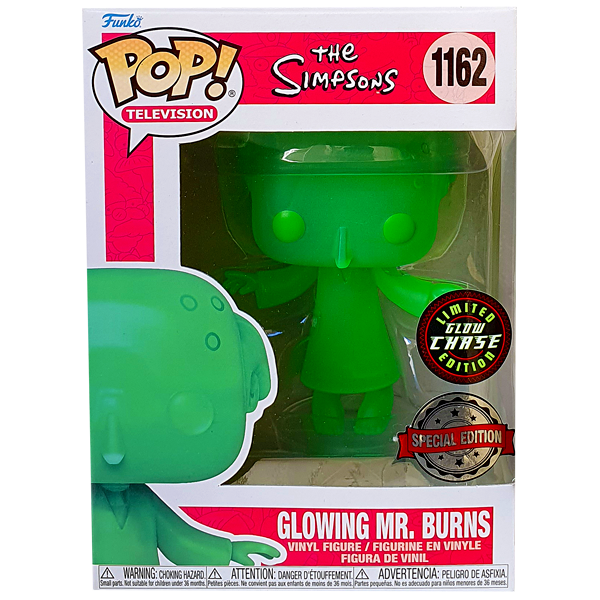 The Simpsons - Glowing Mr. Burns Chase Pop! Vinyl Figure