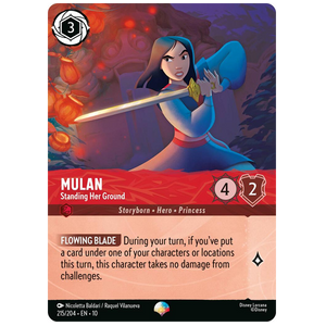 Disney Lorcana TCG - Mulan Standing Her Ground - 215/204 - Epic