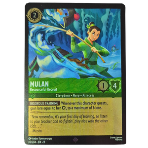 Disney Lorcana TCG - Mulan Resourceful Recruit - 69/204 - Cold Foil