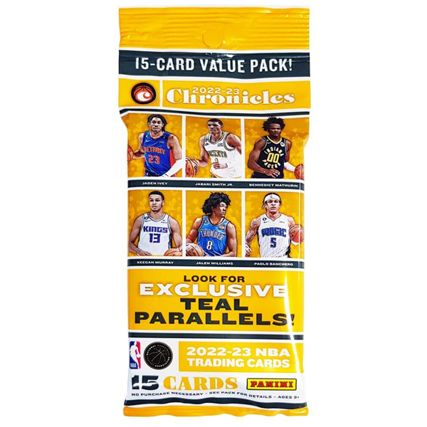 NBA - 2022-23 Panini Chronicles Basketball Trading Cards - Value Pack