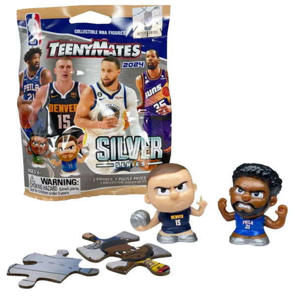 NBA: Basketball - 2024 TeenyMates Silver Series Collectible Figure - Blind Bag