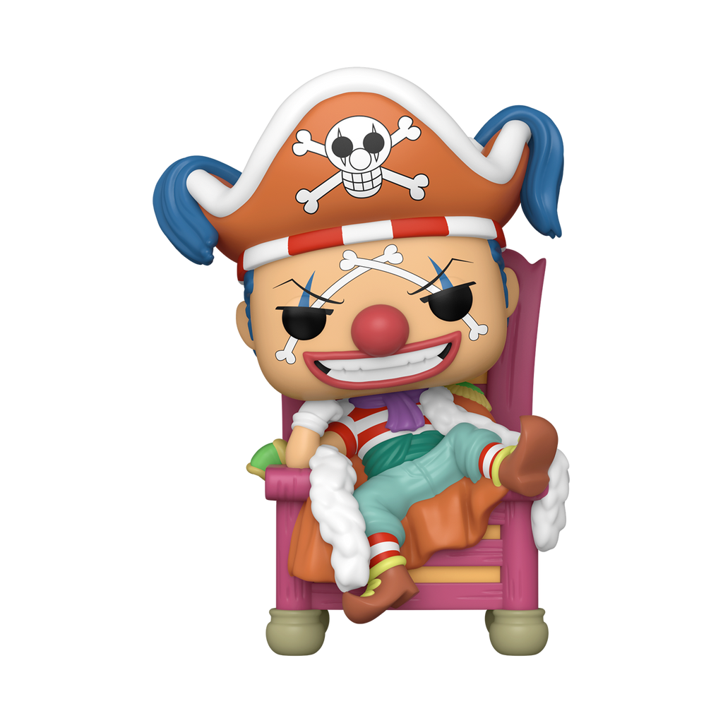 One Piece - Buggy the Clown on Throne NYCC 2024 Exclusive Pop! Deluxe Vinyl Figure