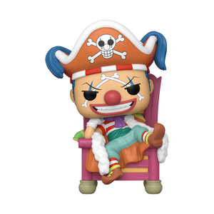 One Piece - Buggy the Clown on Throne NYCC 2024 Exclusive Pop! Deluxe Vinyl Figure