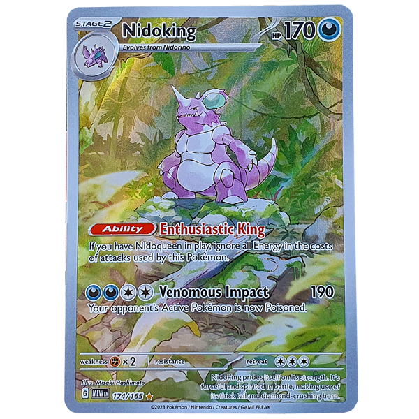 POKÉMON TCG - Nidoking Illustration Rare - 174/165