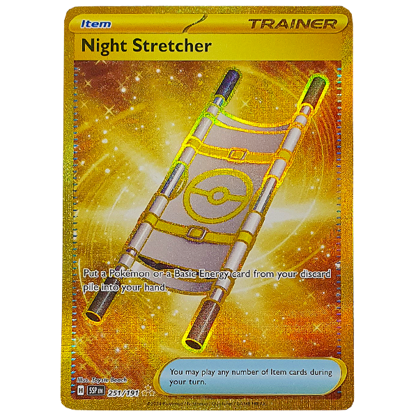 POKÉMON TCG - Night Stretcher Gold Secret Rare - 251/191