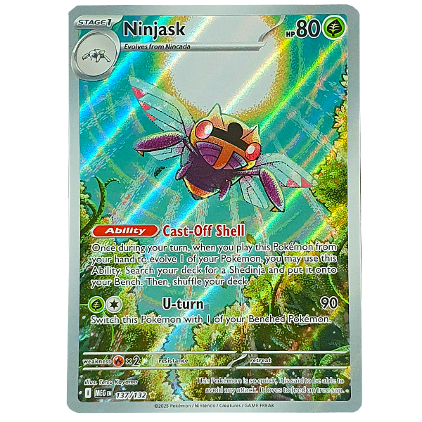 POKÉMON TCG - Ninjask Illustration Rare - 137/132