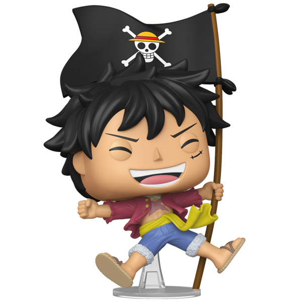 One Piece - Monkey D. Luffy with Flag Exclusive Pop! Vinyl Figure