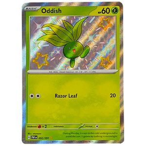 POKÉMON TCG - Oddish Shiny Rare - 092/091