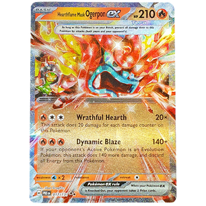 POKÉMON TCG - Hearthflame Mask Ogerpon EX Ultra Rare - 017/131