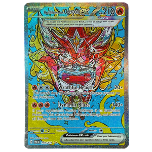 POKÉMON TCG - Hearthflame Mask Ogerpon ex Special Illustration Rare - 148/131