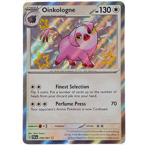 POKÉMON TCG - Oinkologne Shiny Rare - 208/091