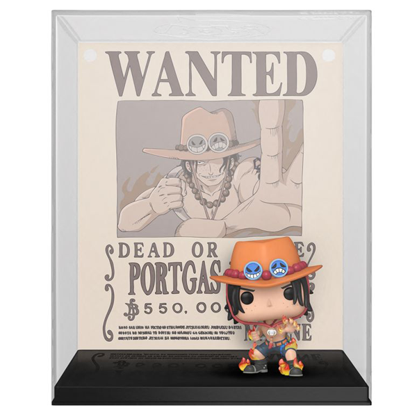 One Piece - Portgas D. Ace Wanted Poster Pop! with Case – Hero Stash