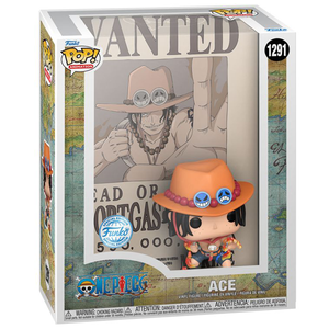 One Piece - Portgas D. Ace Wanted Poster Pop! with Case