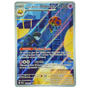 POKÉMON TCG - Team Rocket's Orbeetle Illustration Rare - 198/182