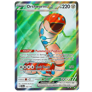 POKÉMON TCG - Orthworm EX Full Art Secret Rare - 162/142