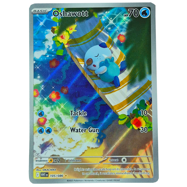 POKÉMON TCG - Oshawott Illustration Rare - 105/086