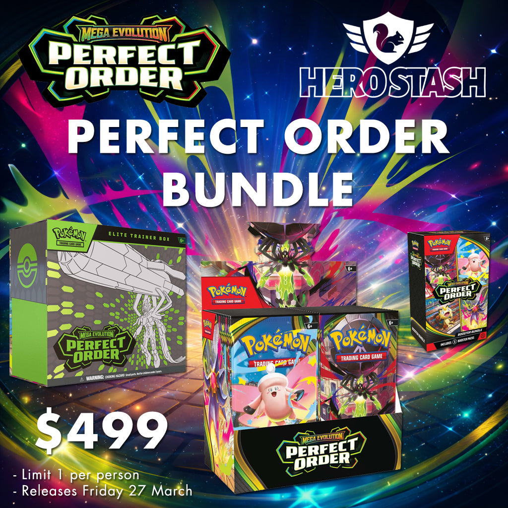 PRE-ORDER - Pokemon TCG - Mega Evolution - Perfect Order - Bundle - PRE-ORDER LIMIT 1 PER PERSON
