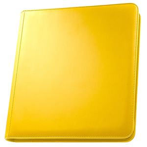 Palms Off Gaming - 12 Pocket Zip Trading Card Binder Stealth - Yellow