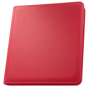 Palms Off Gaming - 12 Pocket Zip Trading Card Binder Stealth - Red