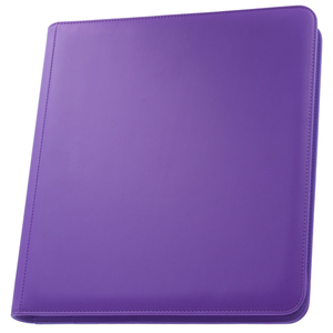 Palms Off Gaming - 12 Pocket Zip Trading Card Binder Stealth - Purple