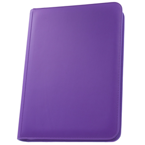 Palms Off Gaming - 9 Pocket Zip Trading Card Binder Stealth - Purple