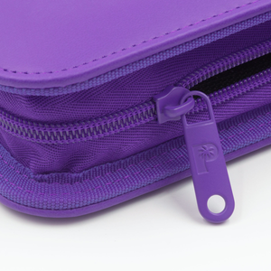 Palms Off Gaming - 9 Pocket Zip Trading Card Binder Stealth - Purple