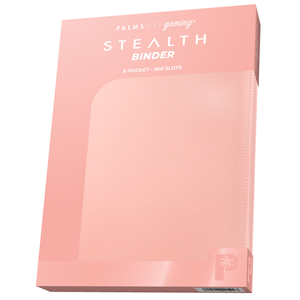 Palms Off Gaming - 9 Pocket Zip Trading Card Binder Stealth - Pink