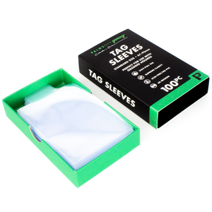 Palms Off Gaming - Trading Card Tag Sleeves - Standard Size - 100 Pack