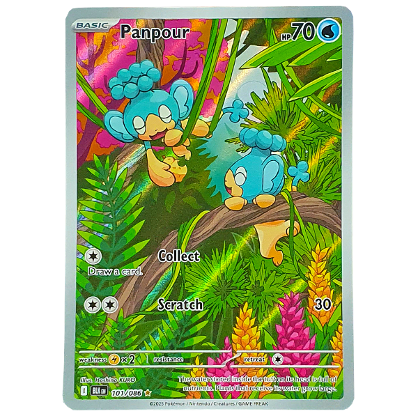 POKÉMON TCG - Panpour Illustration Rare - 101/086